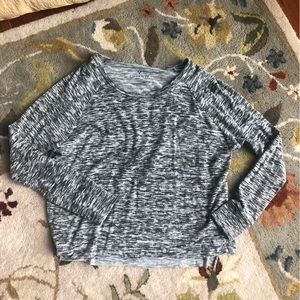 American Eagle Plush Soft and Sexy Heather Gray Size Medium Long Sleeve Top